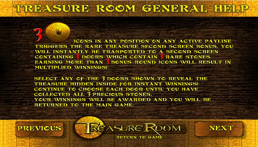 treasure room slot machine detail image 2